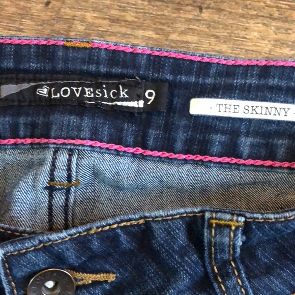 Lovesick Skinny Jeans size 9 - Picture 3 of 3